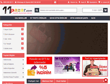 Tablet Screenshot of 11pazar.com